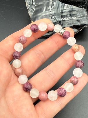 8mm Pink Miximoo Stretch Bracelet