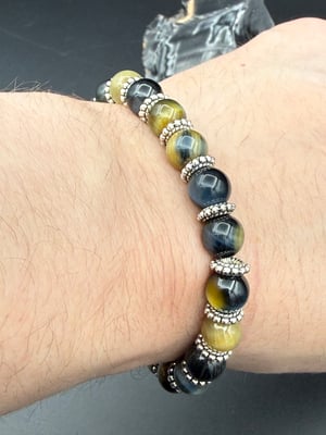 8mm Mixed Tigers Eye Stretch Bracelet
