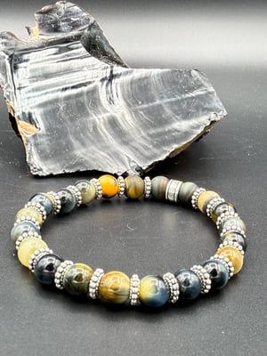 8mm Mixed Tigers Eye Stretch Bracelet