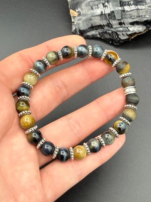 8mm Mixed Tigers Eye Stretch Bracelet