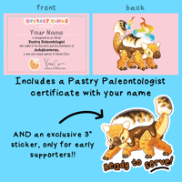 Image 4 of 🚨<b>PLUSHY PREORDER</b>🚨 Ankylosmorus Dessert Dinos Stuffed Animal Plush Toy