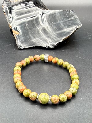 6mm Unakite Stretch Bracelet