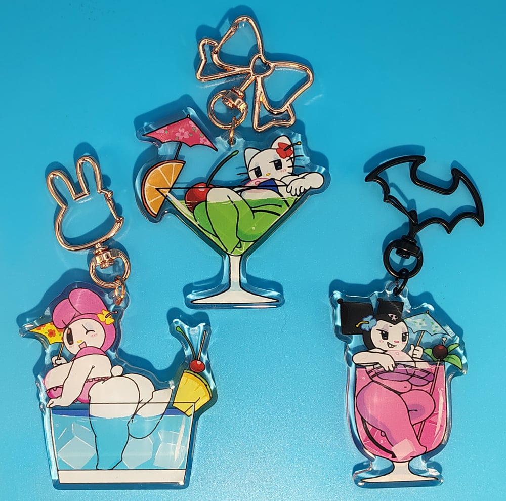 Image of Slutrio Fruity Summer Drinks Charms by Dream-Cassette