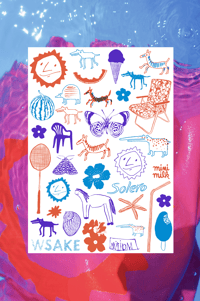 Image 1 of Sunny Scribbles • Tattoo Bogen A5