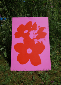 Image 1 of Red Bloom • A3 Print