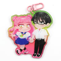 Image 3 of Polar Opposites Double-Sided Acrylic Charm
