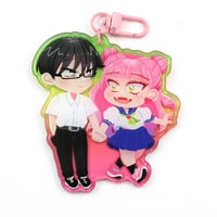 Image 1 of Polar Opposites Double-Sided Acrylic Charm