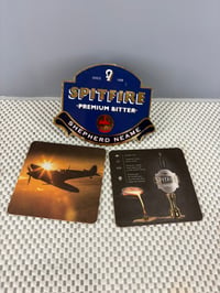 Image 1 of Vintage (1990s) British Beer Pump Clamp/Badge - Spitfire Premium