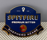 Image 2 of Vintage (1990s) British Beer Pump Clamp/Badge - Spitfire Premium