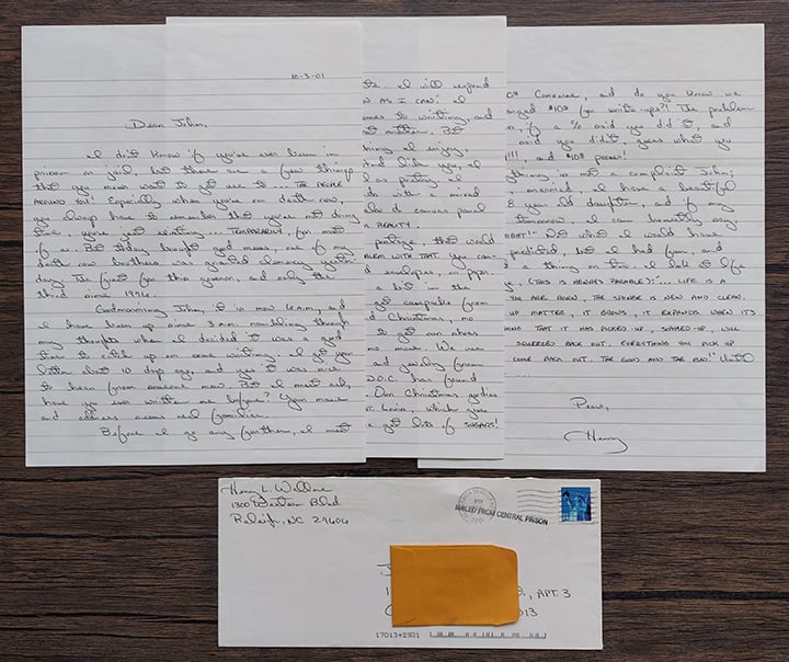 True Crime Letters