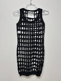 moschino netted dress