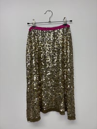 Image 1 of silk la perla sequin midi 