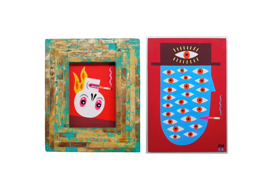 Image of Monsieur Clairvoyant & Deadsyhead *(SOLD)* for Carla