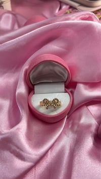 Image 1 of Pink Bling  Bow ring 