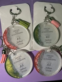 Image 1 of Epoxy Resin Keychains