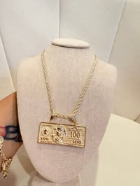 Image 1 of Benjamin gold laminated necklace 