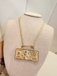 Image 2 of Benjamin gold laminated necklace 