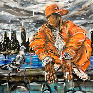 ETHER ORIGINAL PAINTING / 30x30"