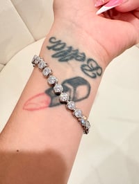 Image 1 of Steph silver laminated bracelet 