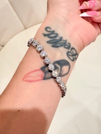 Image 2 of Steph silver laminated bracelet 