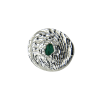 Image 1 of Emerald Swirl Ring