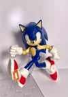 JAKKS Pacific CUSTOM Sonic the Hedgehog 4" Action Figure 3D PRINTED