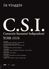 Poster ufficiale In Viaggio Tour 2026