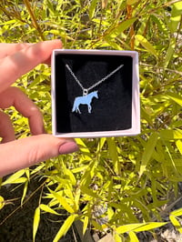 Sterling Silver Horse Necklace