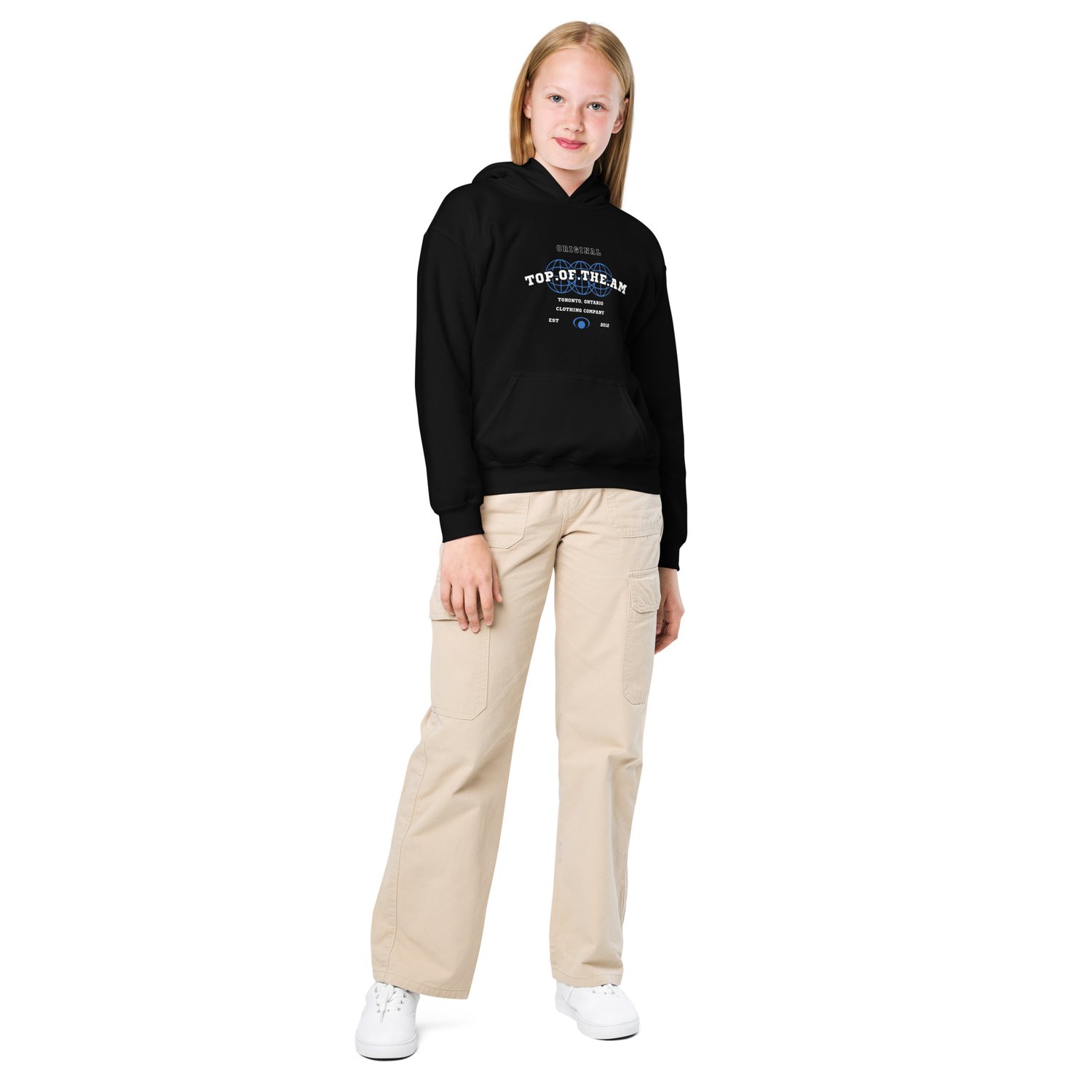 Image of ORIGINAL TOP OF THE AM - YOUTH BLEND HOODIE
