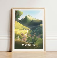 Image 3 of Affiche Fine Art - Morzine, Haute-Savoie