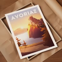 Image 1 of Affiche Fine Art - Avoriaz, Haute-Savoie