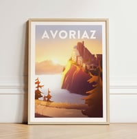 Image 3 of Affiche Fine Art - Avoriaz, Haute-Savoie