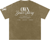 Image 4 of Oversized Snow Washed "Create" T-shirt 250gsm|7.4oz