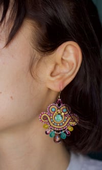 Image 3 of Mini Earrings - Jasmine - Fermoirs Or en Gold Filled 14 ct