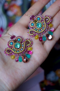 Image 5 of Mini Earrings - Jasmine - Fermoirs Or en Gold Filled 14 ct