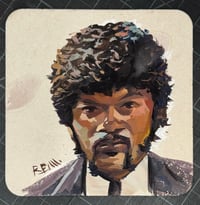 Jules Winnfield Original Painting (Coaster)