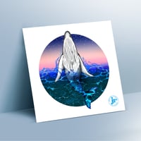 Image 1 of Limited Edition Fine Art Print | Through the fire - Humpback Whale