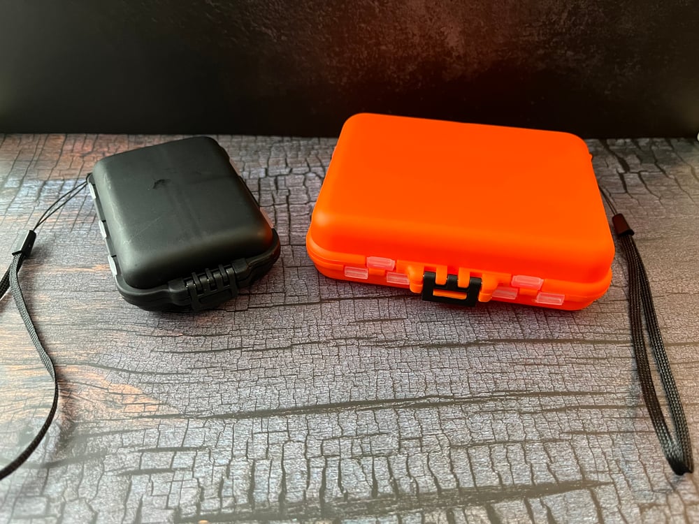 Image of Small finesse tackle box 2 pack orange & black