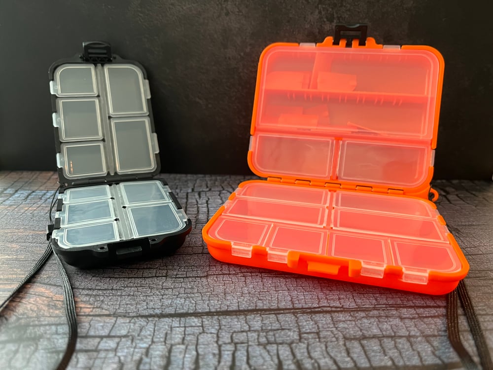 Image of Small finesse tackle box 2 pack orange & black