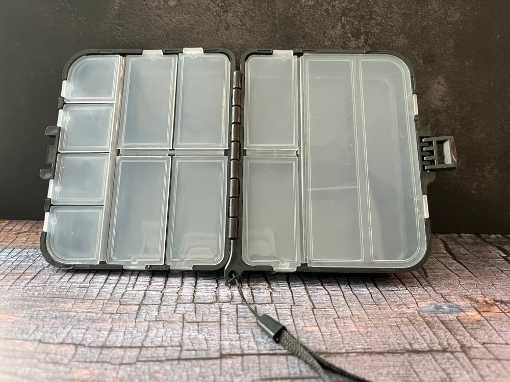 Image of Small finesse tack box 2 pack black & orange