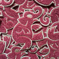 Pink Elephant Chenille Patch #2 