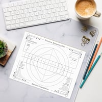 Image 5 of Letterform Summoning Sheet – Calligraphy Practice Notepad