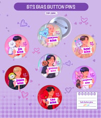 Image 2 of BTS BIAS BUTTON PINS