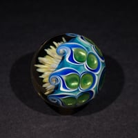 Image 5 of UV Lavender Dot Implosion Marble