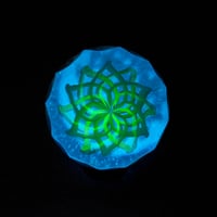 Image 1 of UV Lavender Reticello /w UV Pinwheels