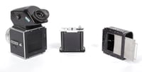 Image 5 of Hasselblad 500C camera w/ Planar 80mm F2.8 lens + A12 Back + TTL prism #2920