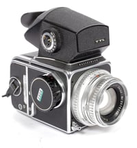 Image 1 of Hasselblad 500C camera w/ Planar 80mm F2.8 lens + A12 Back + TTL prism #2920