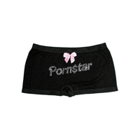 QUEEN OF THE DAMNED RHINESTONE BOY-SHORTS