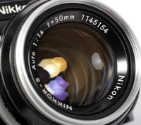 Image 9 of Nikon Nikkormat EL BLACK 35mm SLR film camera with Nikkor S 50mm F1.4 lens #2926