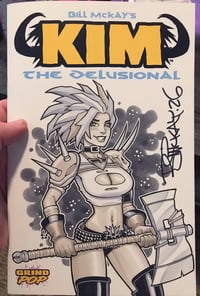 Image of Kim with Axe 1/1 Original Sketch Cover